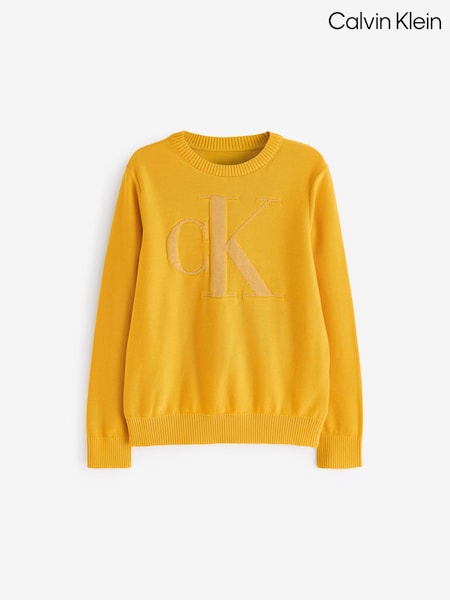 Calvin Klein Yellow Regular Fit Monogram Jumper (AC9489) | 4,506 UAH