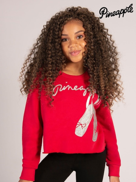 Pineapple Girls Ballet Crop Sweat Top (AC9530) | 93 LEI