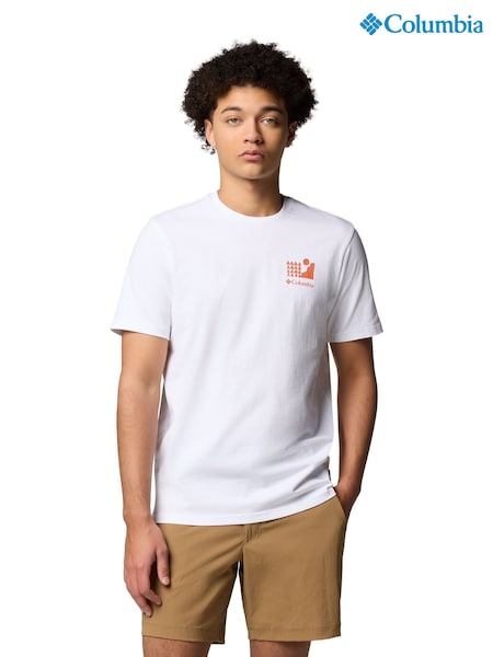 Columbia Explorers Canyon™ Back Short Sleeve White T-Shirt (AC9573) | €46