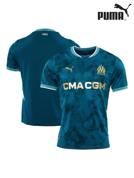 Puma Blue 2024-25 Olympique de Marseille Away Shirt (AC9945) | €66