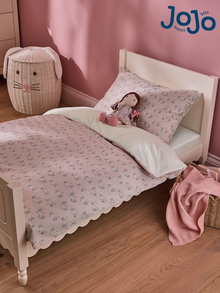 Jojo Maman Bébé Bunny Meadow 180 Thread Count Duvet Cover and Pillowcase Set (AD0032) | €42 - €50