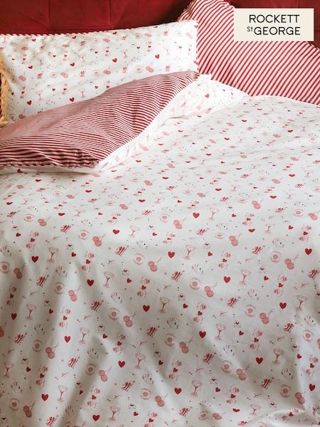Rockett St George PJ Party Frill 180 Thread Count Duvet Cover and Pillowcase Set (AD0038) | €53 - €99