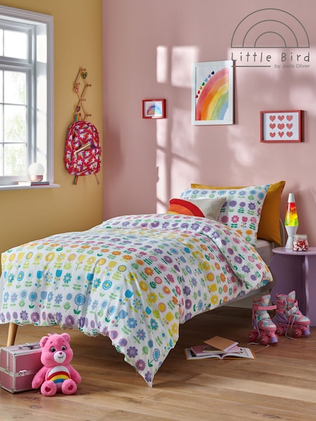 Little Bird by Jools Oliver Floral 100% Cotton Duvet Cover and Pillowcase Set (AD0046) | €33 - €46