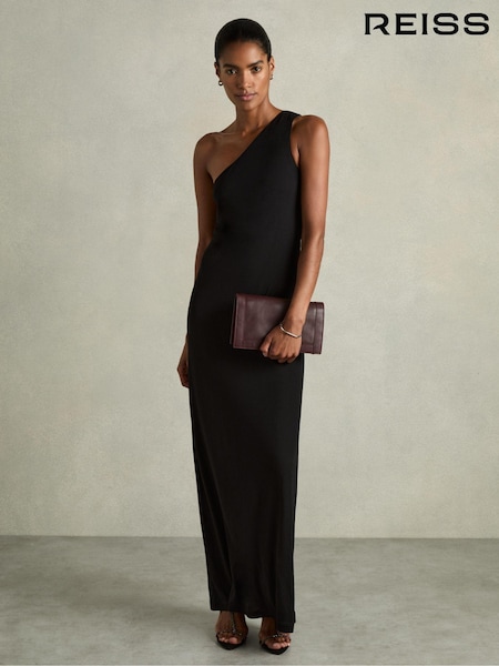 Reiss Morgaine One-Shoulder Jersey Maxi Dress (AD0115) | €241