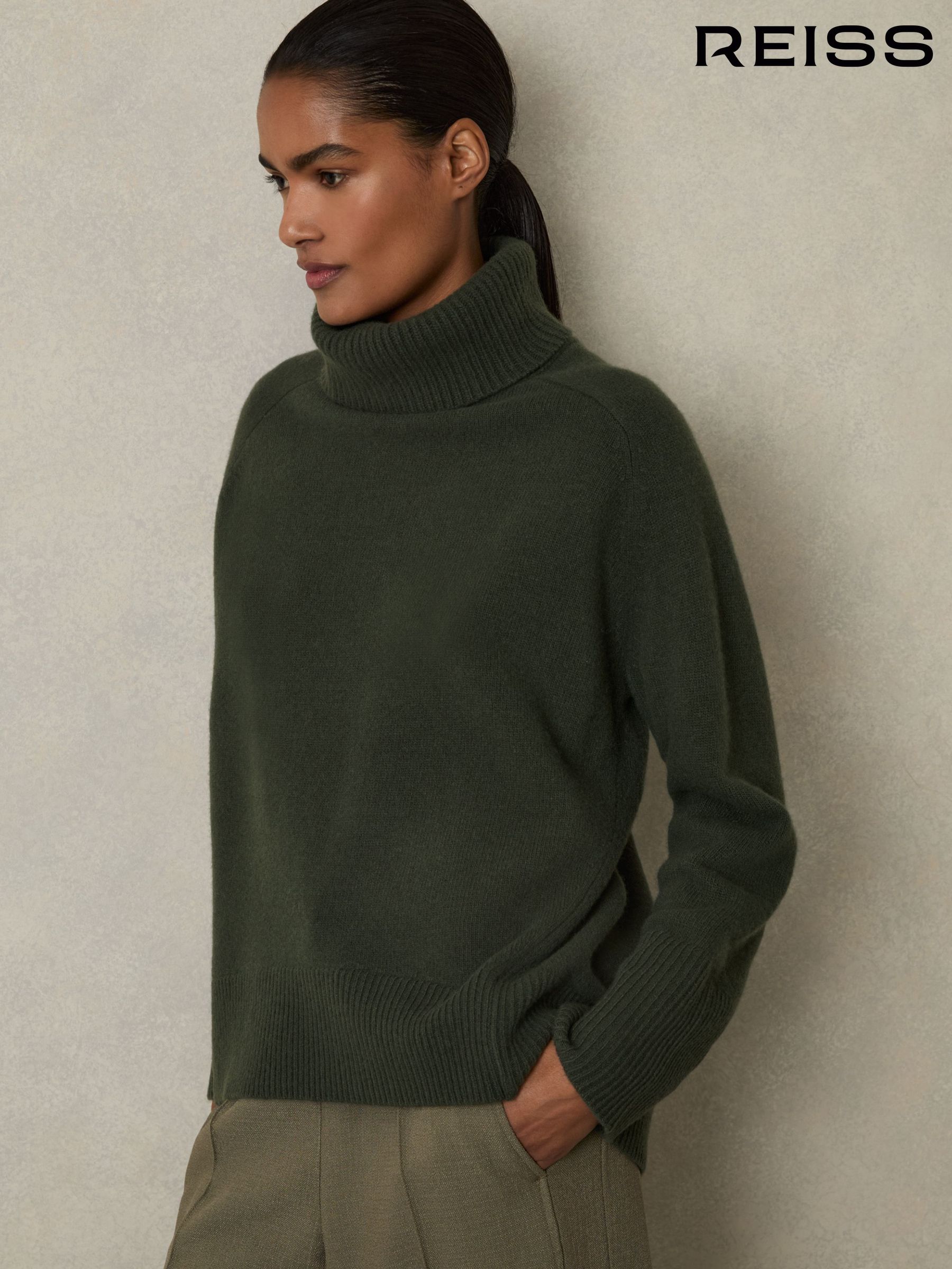 Reiss green jumper cheap