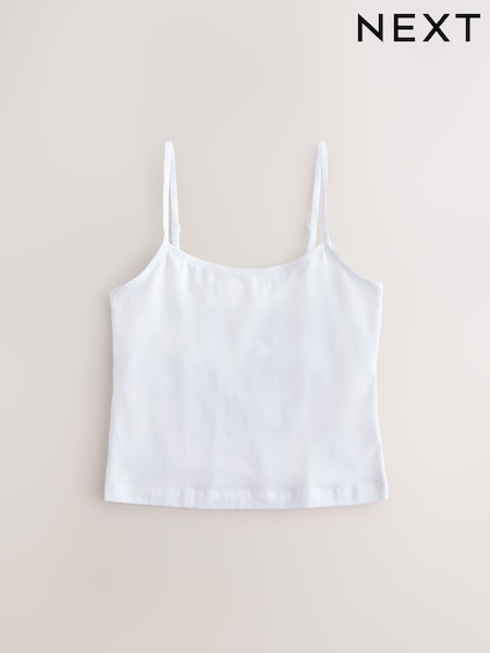 White Cami Vests 1 Pack (9-16yrs) (AD0155) | R$ 55 - R$ 100