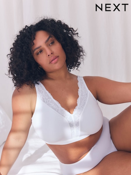 Белый - Total Support Ultimate Comfort Supersoft Non Pad Non Wire Bra B-H (AD0404) | €28
