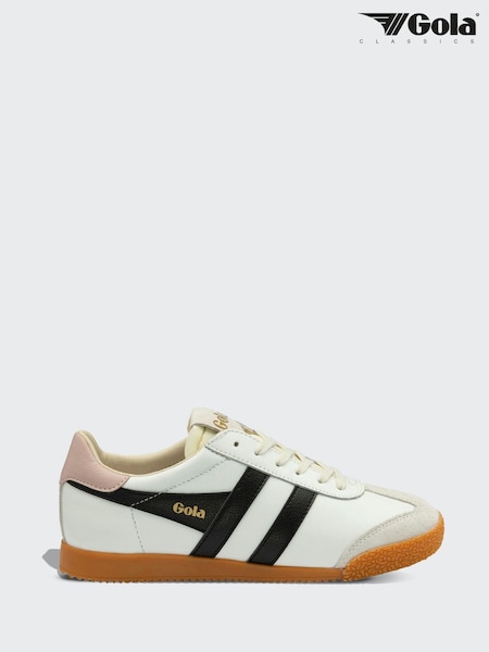 Gola White Black Chalk Pink Womens Elan Trainers (AD0695) | ₪453