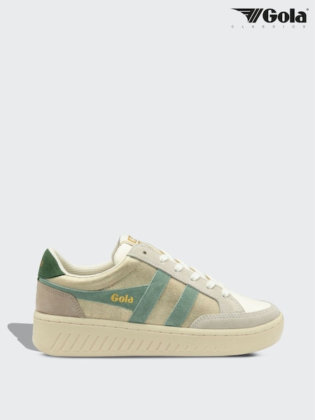 Gola Gold Green Mist Evergreen Womens Superslam Blaze Trainers (AD0696) | ₪427
