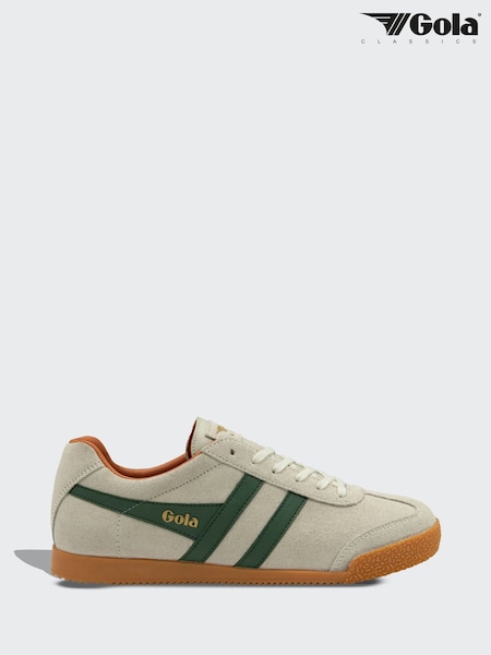 Gola Off White Evergreen Moody Orange Mens Harrier Trainers (AD0724) | ₪427