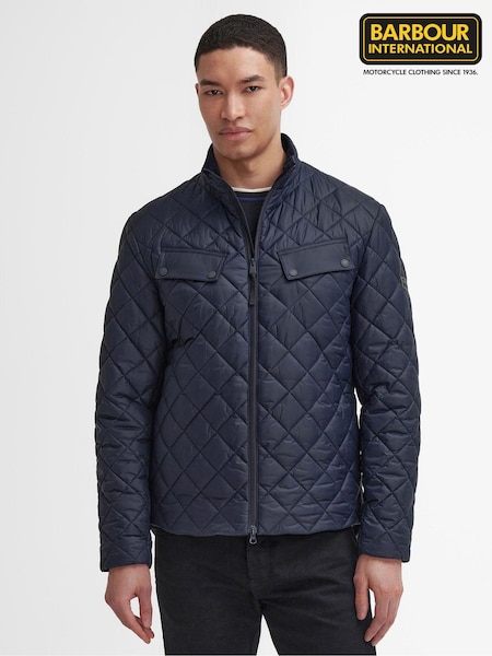 Barbour® International Ariel Box Quilted Black Jacket (AD0749) | €126