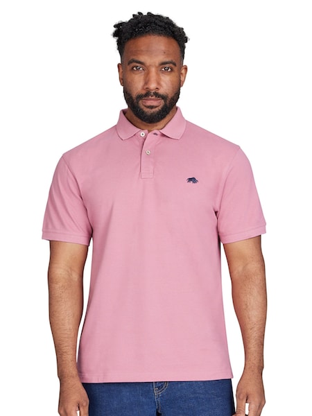 Raging Bull Pink Classic Organic Polo Shirt (AD0839) | €79 - €87
