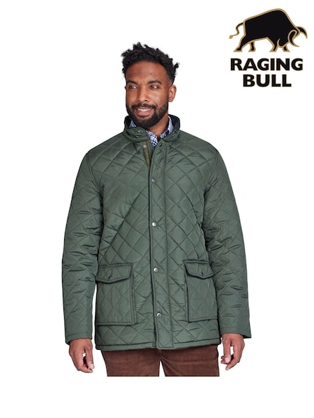 Raging Bull Green Quilted Jacket (AD0855) | €103 - €115
