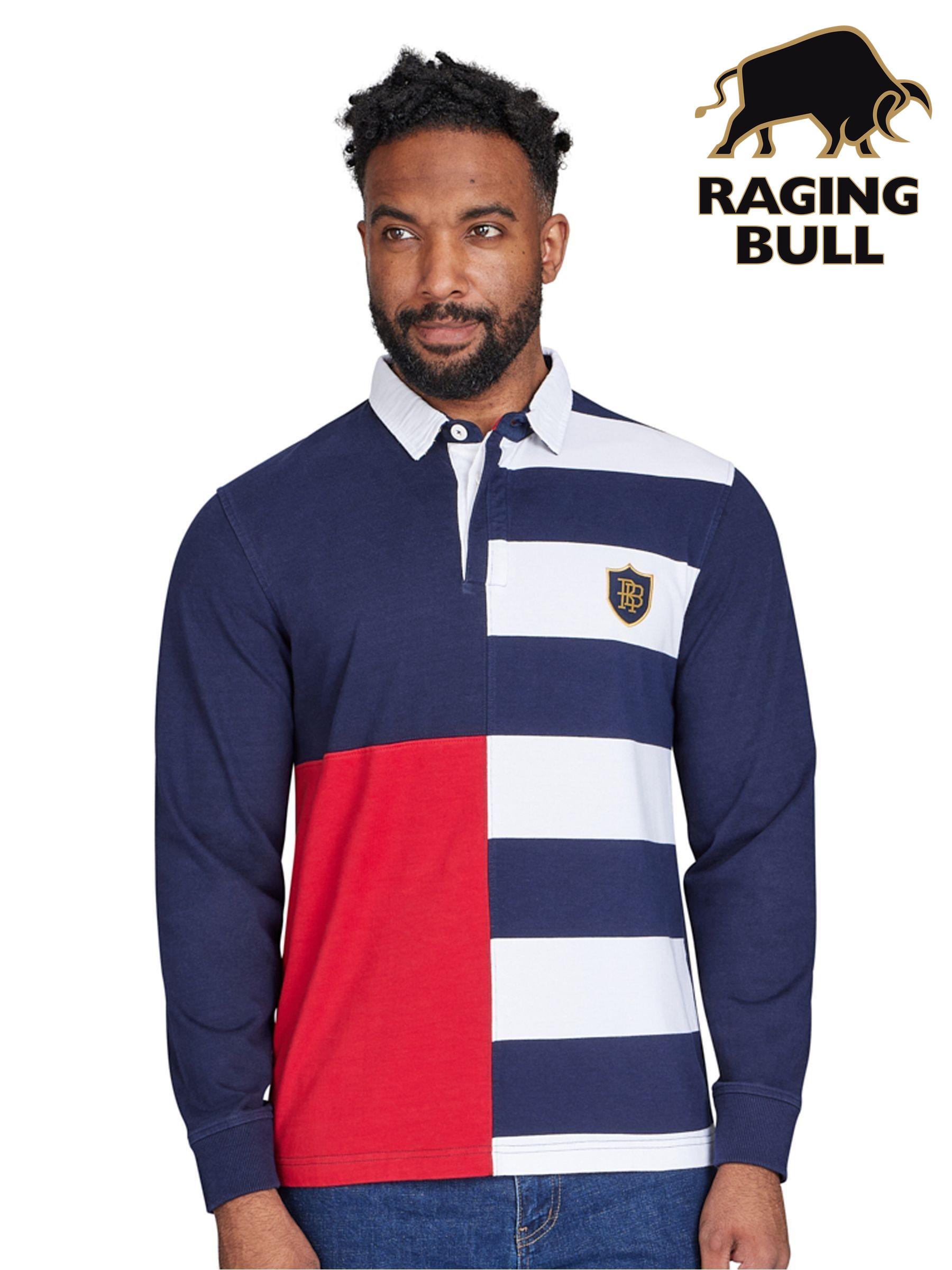 Men s Sale Raging Bull Blue Collared Tops Next Luxembourg