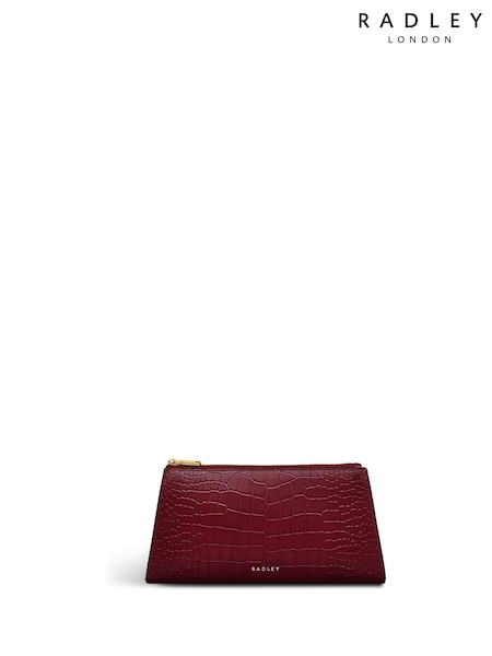 Radley London Small Glasshouse Faux Fur Croc Effect Ziptop Clutch (AD0917) | AED404