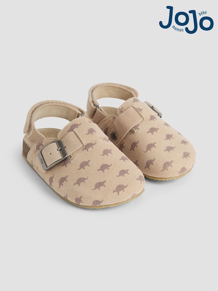 JoJo Maman Bébé Tan Slip-On Clogs (AD0962) | €42 - €45