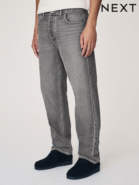 siva - Raven kroj - Vintage Wash Denim Jeans (AD0971) | € 32