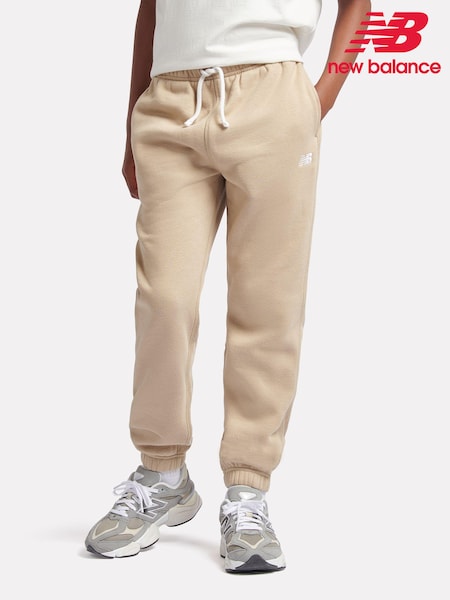 New Balance Orange Small Boys Brush Back Logo Joggers (AD1116) | ₪226 - ₪272