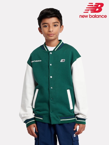 New Balance Boys 100% Cotton Baseball Jacket (AD1118) | €134 - €161