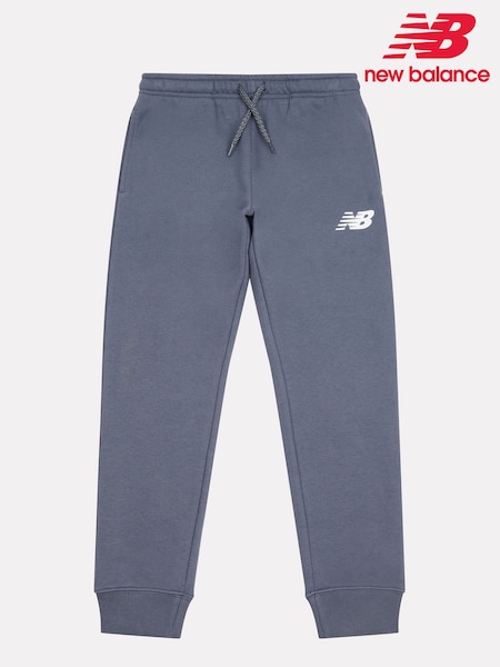 Albastru - New Balance Băieți Brush Back Stacked Logo Joggers (AD1130) | 298 LEI - 357 LEI