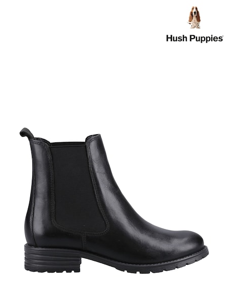 Negru - Ghete și cizme până la gleznă Hush Puppies Priya (AD1181) | 469 LEI