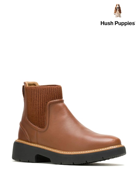 Hush Puppies Jodie Ankle Brown Boots (AD1215) | €70
