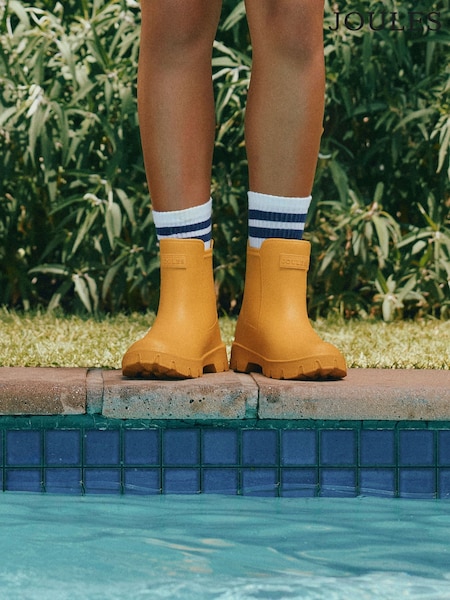 Joules Raindance Yellow Lightweight Ankle Wellies (AD1250) | R$ 285
