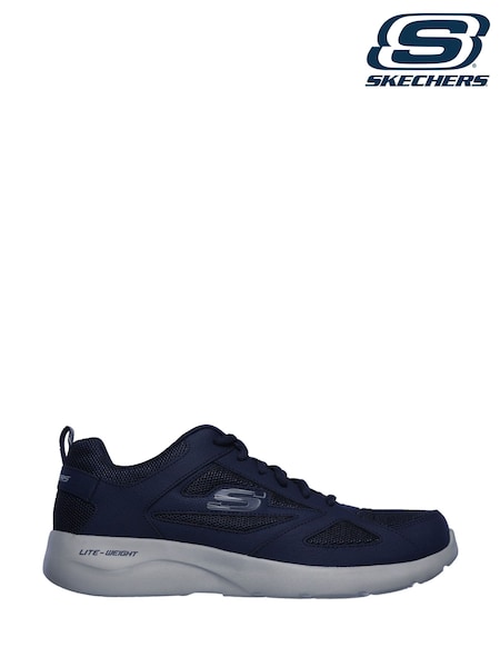 Skechers Blue Dynamight 2.0 Lace Up Memory Foam Trainers (AD1253) | ₪297