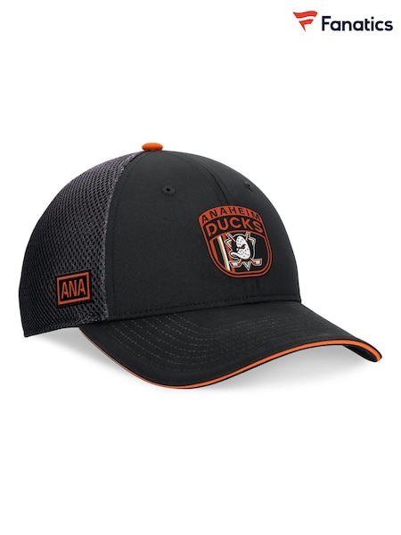 Fanatics NHL Anaheim Ducks Authentic Pro Draft Structured Trucker Black Cap (AD1549) | 50 €