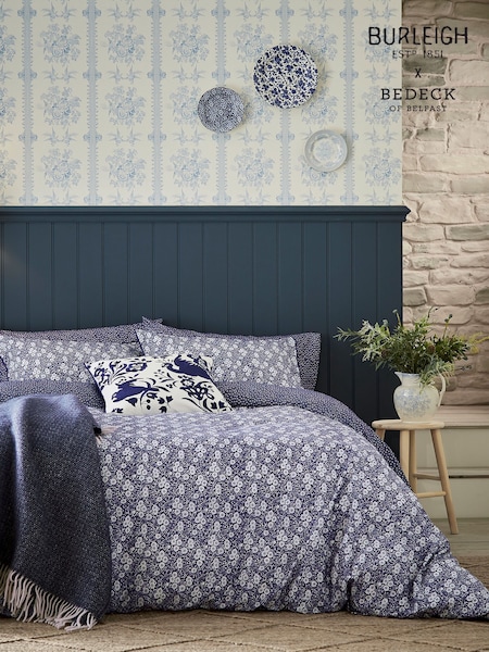 Burleigh X Bedeck Of Belfast Calico Duvet 100% Cotton Cover And Pillowcase Set (AD1656) | ‏453‏₪ - ‏754‏ ₪