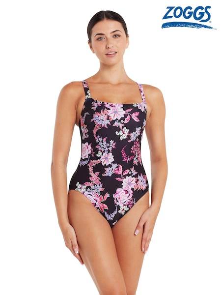Zoggs Artisan Adjustable Classic Back Black Swimsuit (AD1807) | €18