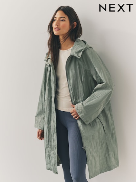 Sage Green Shower Resistant Lightweight Jacket (AD1900) | ₪207
