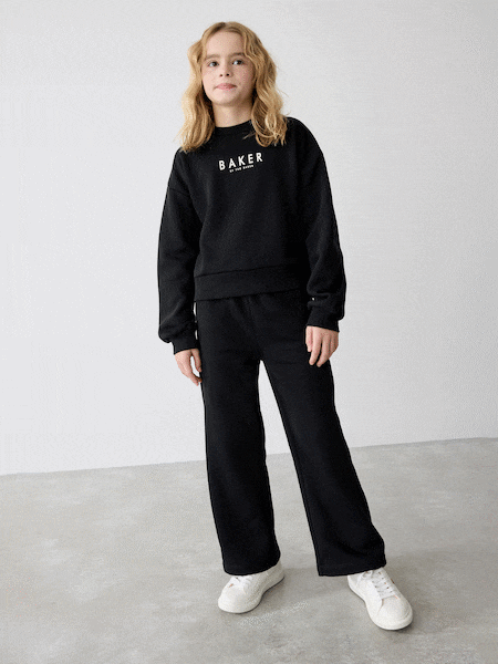 Baker by Ted Baker Wide Leg Sweatshirt and Joggers Set (AD1919) | AED227 - AED257