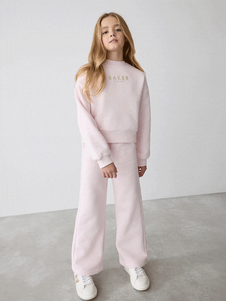 Baker by Ted Baker Wide Leg Sweatshirt and Joggers Set (AD1921) | DKK385 - DKK435