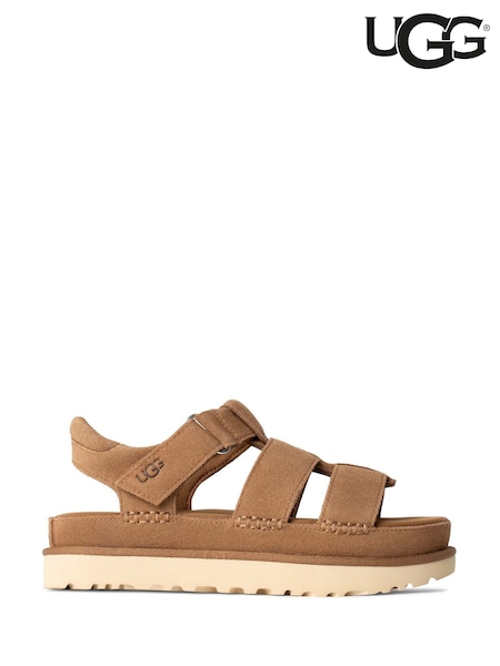 UGG Brown Goldenstar Strap Sandals (AD1954) | €77