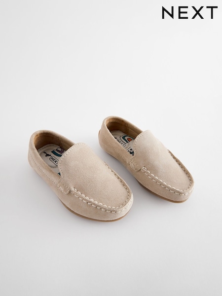 لون صخري طبيعي - Suede Slip-ons Loafers Shoes (AD2173) | ‏13 ر.ع.‏ - ‏15 ر.ع.‏