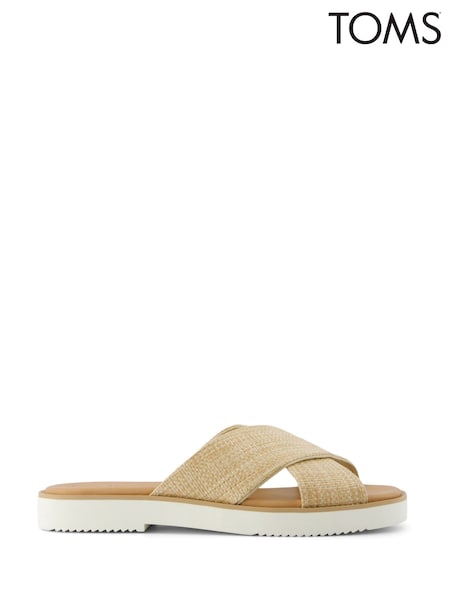 Миндальная рафия - TOMS Mae Crossover Raffia Sandals (AD2273) | €66