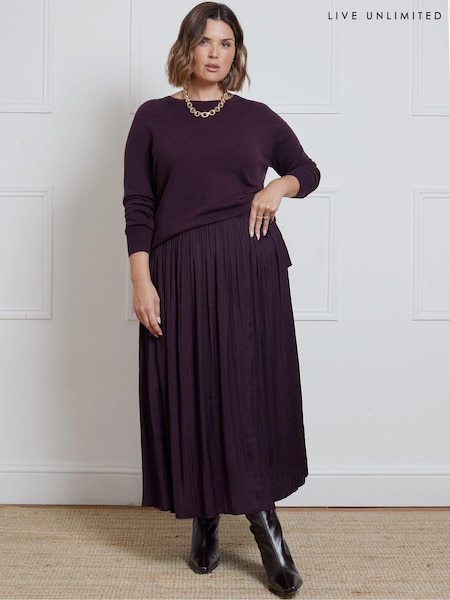 Violet - Live Unlimited Tricou decoltat pulover (AD2483) | 247 LEI