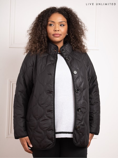 Live Unlimited Black Quilted Jacket (AD2501) | €185