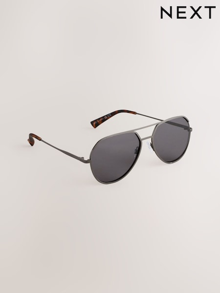 Темно-серый металл - Aviator Sunglasses (AD2855) | €17