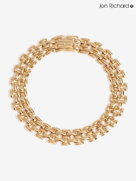 Jon Richard Gold Tone Gate Chain Bracelet (AD2924) | €25