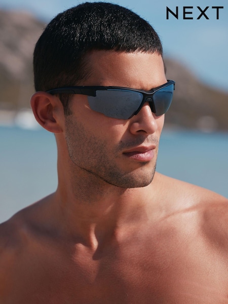 Black Sports Sunglasses (AD2970) | 93 SAR
