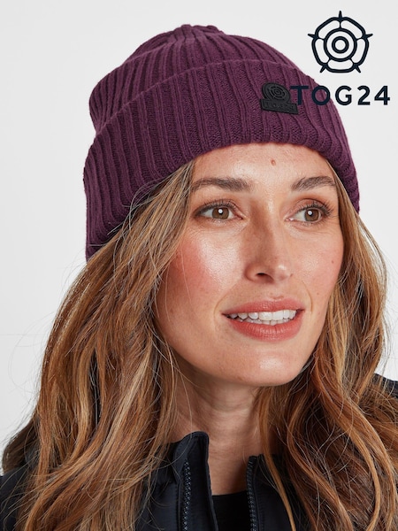 Tog 24 Berry Purple Burke Knit Hat (AD3021) | €34