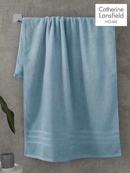 Catherine Lansfield Set of 2 100% Cotton Bath Sheet Towels (AD3061) | €37