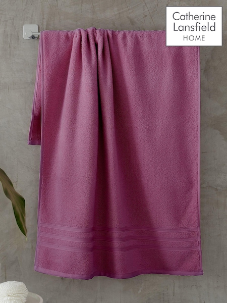 Catherine Lansfield Set of 2 100% Cotton Bath Sheet Towels (AD3076) | €37