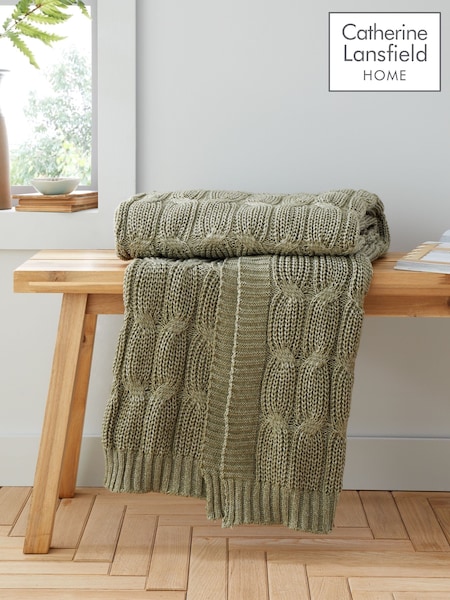 Catherine Lansfield Chunky Marl Knit Cosy Throw (AD3084) | ‏221 د.إ.‏