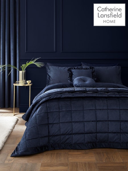 Catherine Lansfield Kingsley So Soft Matt Velvet Duvet Cover Set (AD3095) | ‏99 ر.ق. - ‏198 ر.ق.