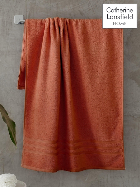 Catherine Lansfield Set of 2 100% Cotton Bath Sheet Towels (AD3099) | €37