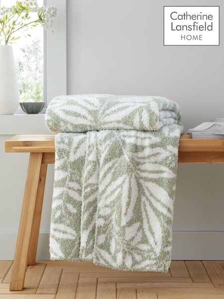 Catherine Lansfield Soft and Cosy Sorrel Leaves Throw (AD3353) | ‏192 د.إ.‏