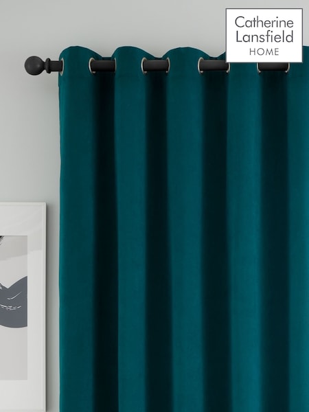 Catherine Lansfield Terracotta Wilson Thermal Fleece Lined Door Curtain Panel (AD3377) | 139 QAR - 188 QAR